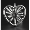 Generique Plug en métal Heart Line M 7 x 3.5cm